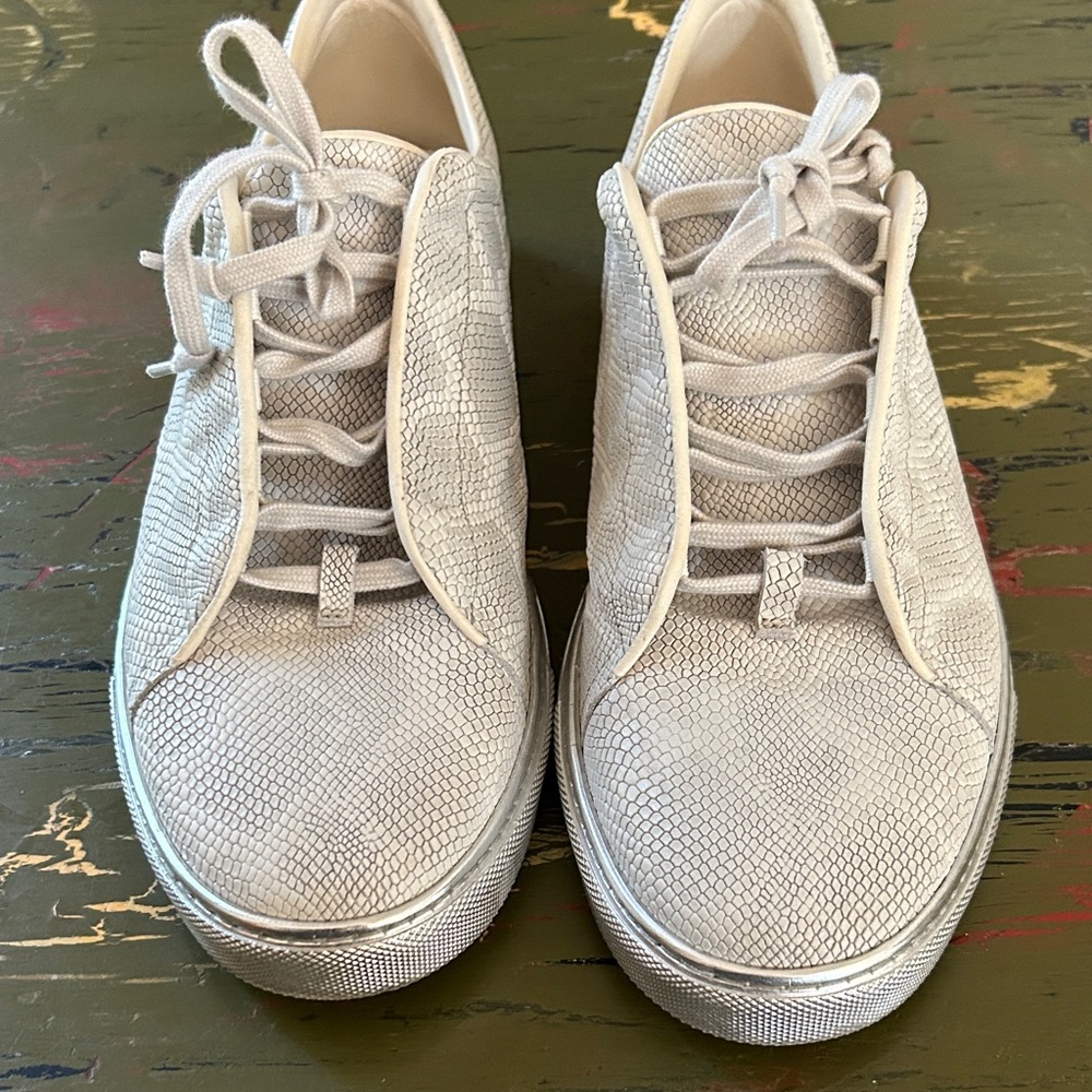 Creative Recreation Textured Cream Sneakers